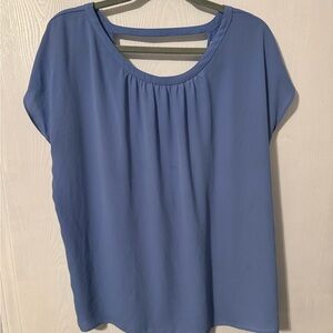 Short sleeve business casual blouse